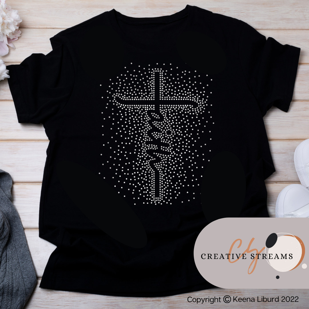 "FAITH" Bling Rhinestone T-shirt