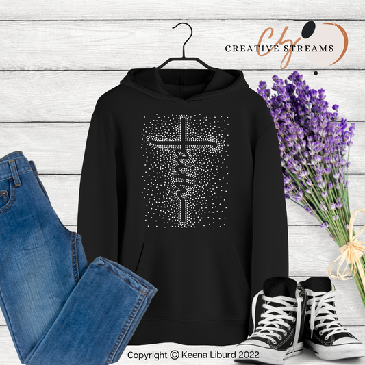 "FAITH" Bling Rhinestone Hoodie