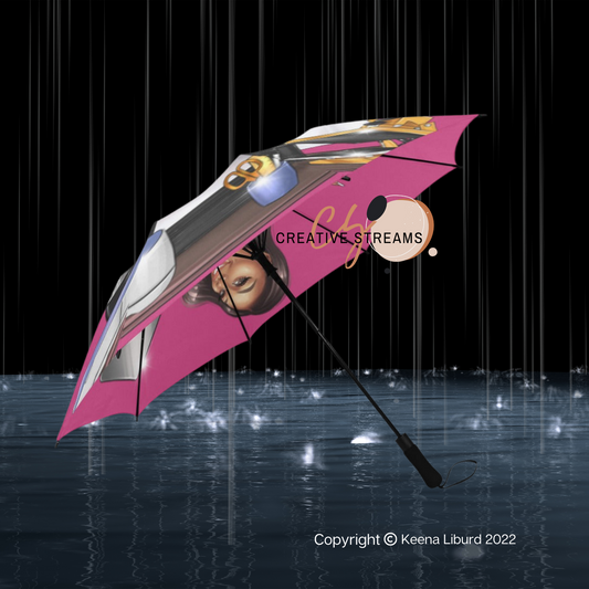 Custom Semi-Automatic Foldable Umbrella