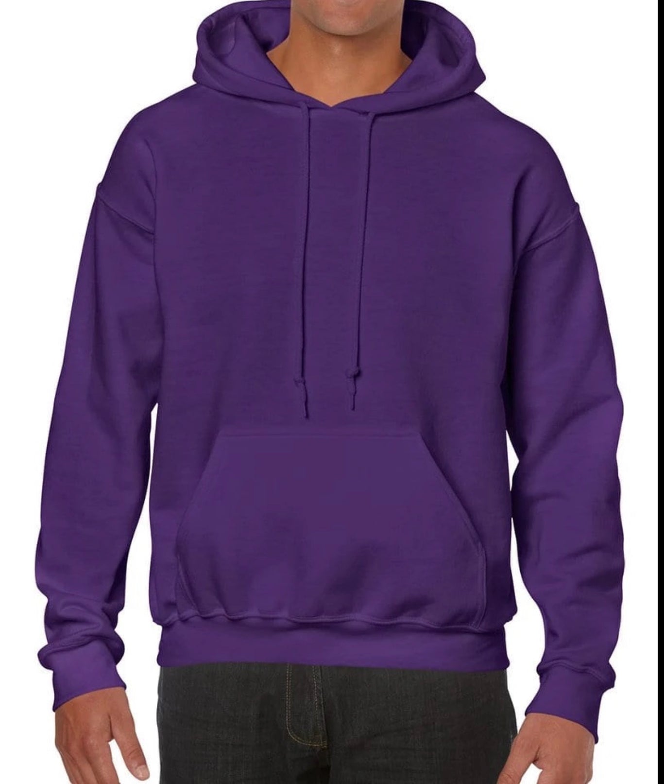 Purple Heavy Cotton Hoodie