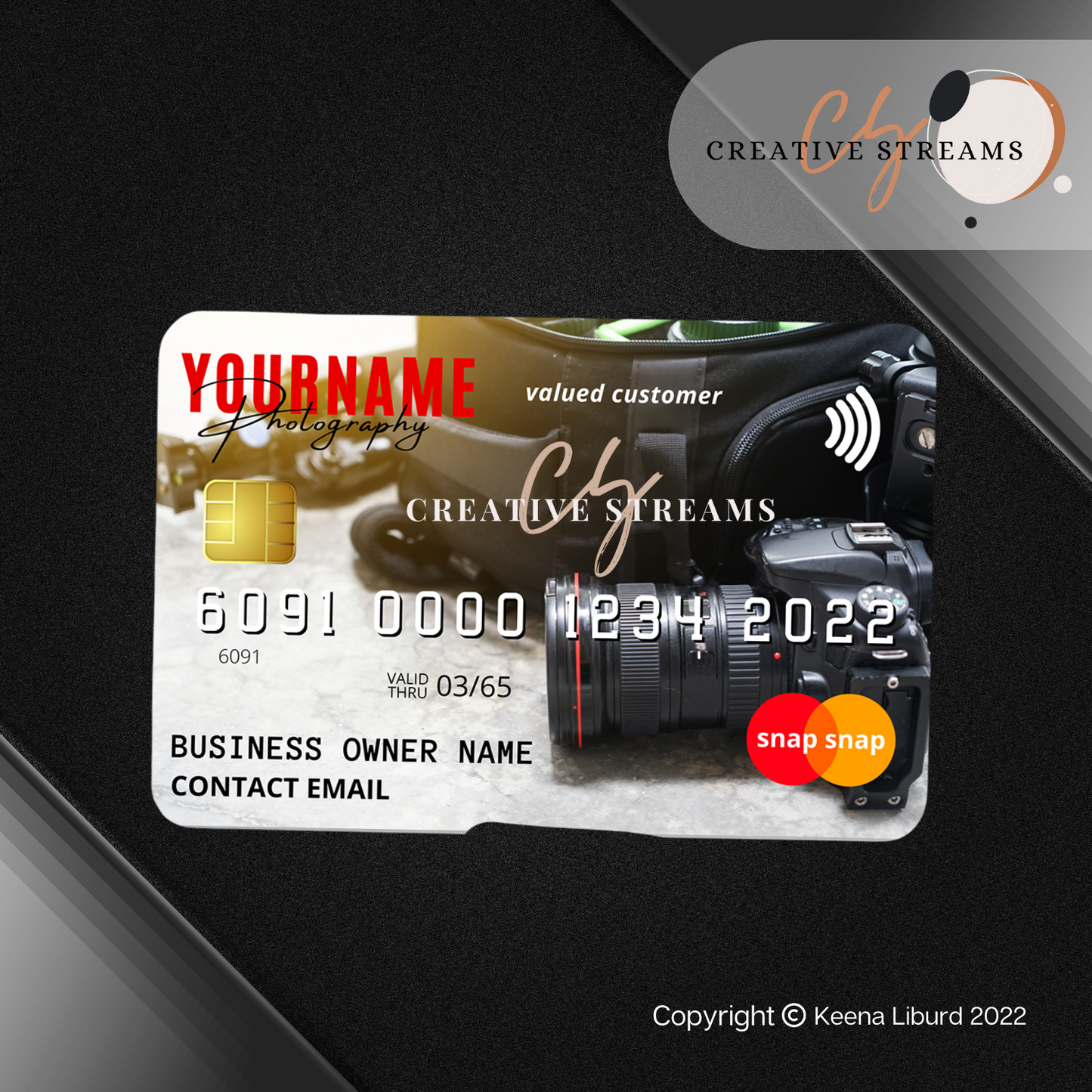 Metal Credit Card Style Business Cards