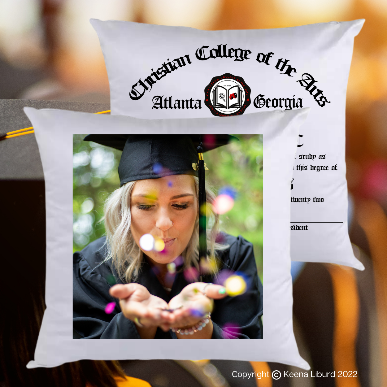 Graduation Satin Pillow COVER