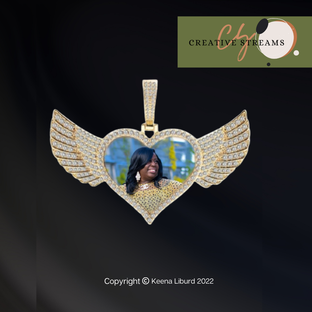 My Angel PHOTO GOLD necklace