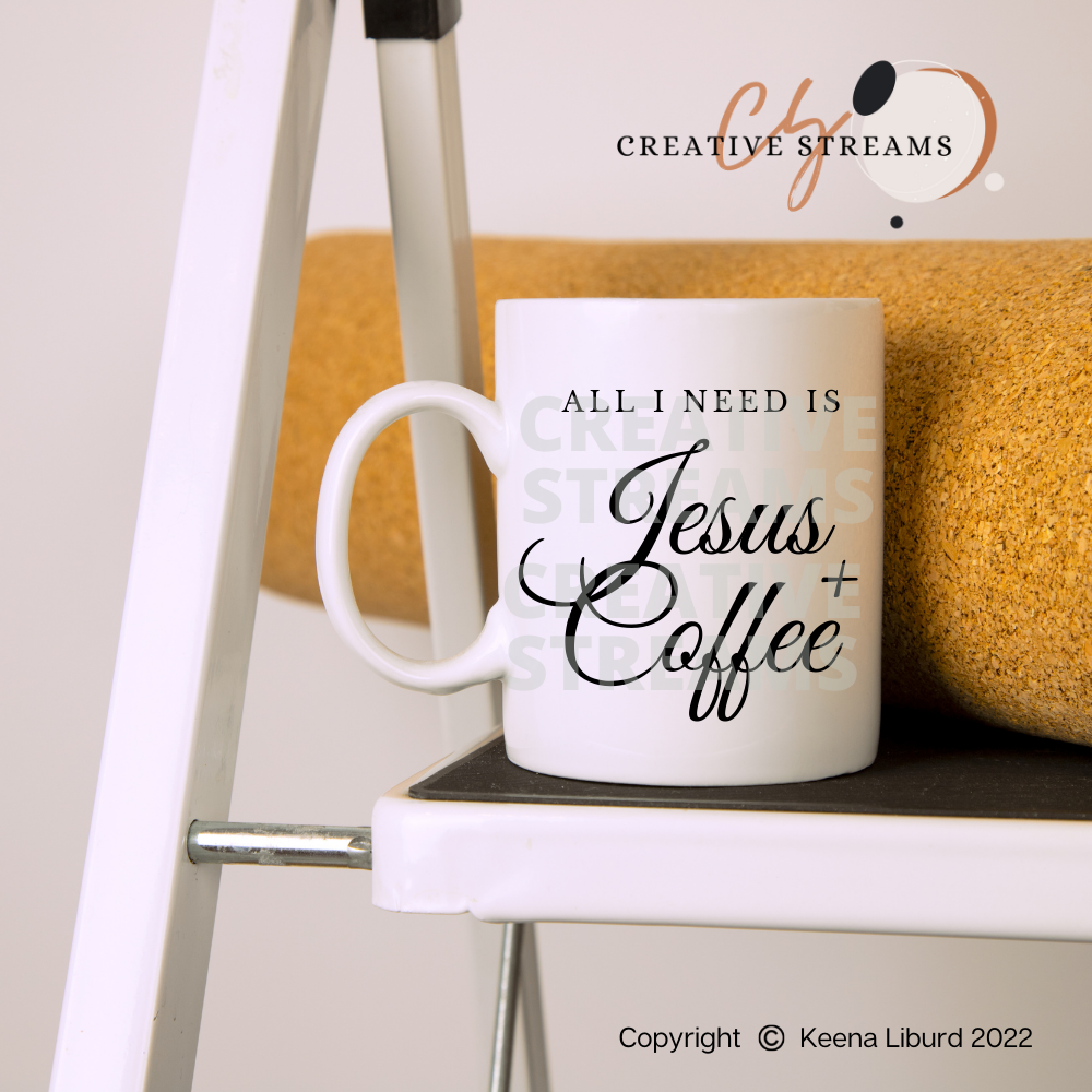 “Jesus and Coffee” 12oz ceramic mug