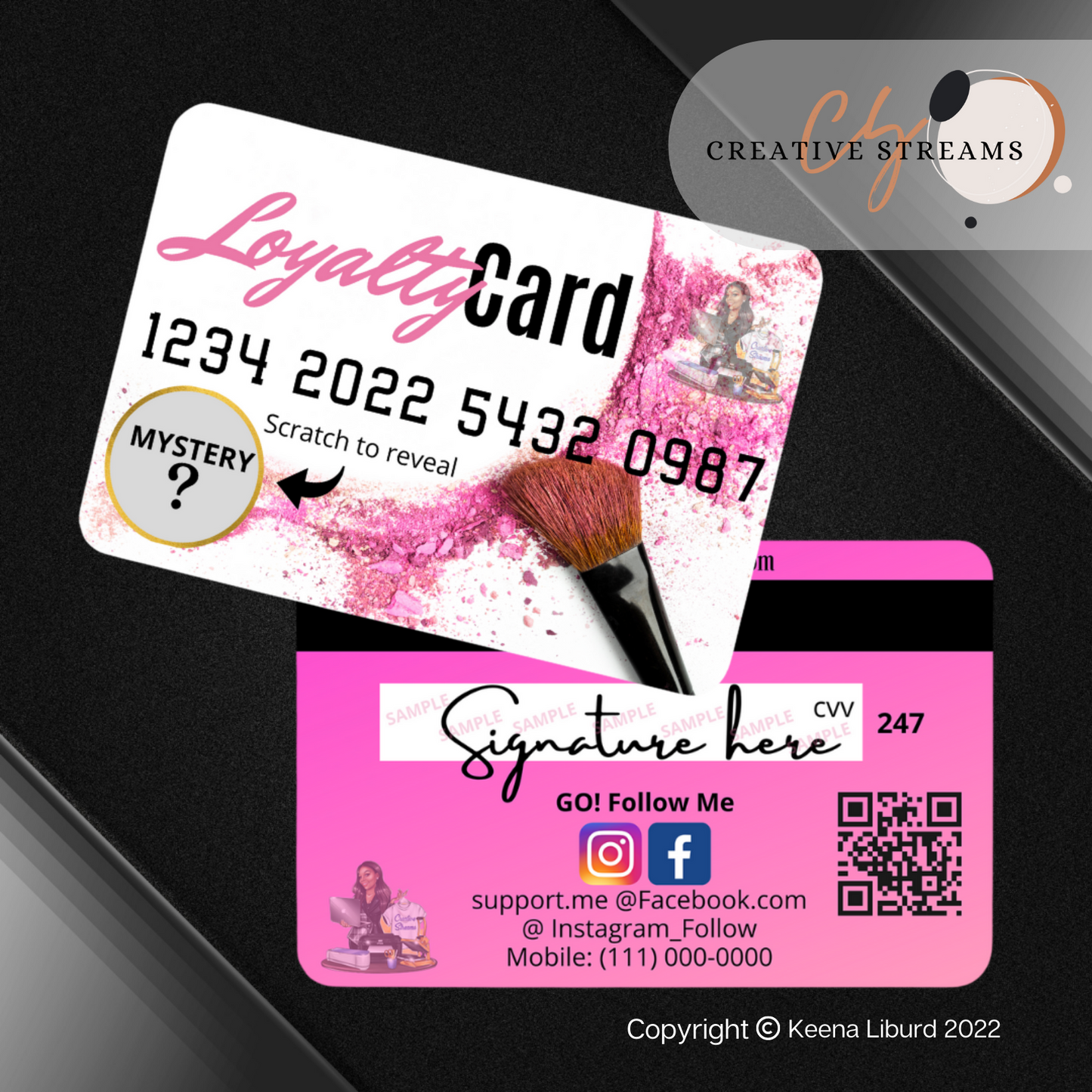 Metal Credit Card Style Business Cards