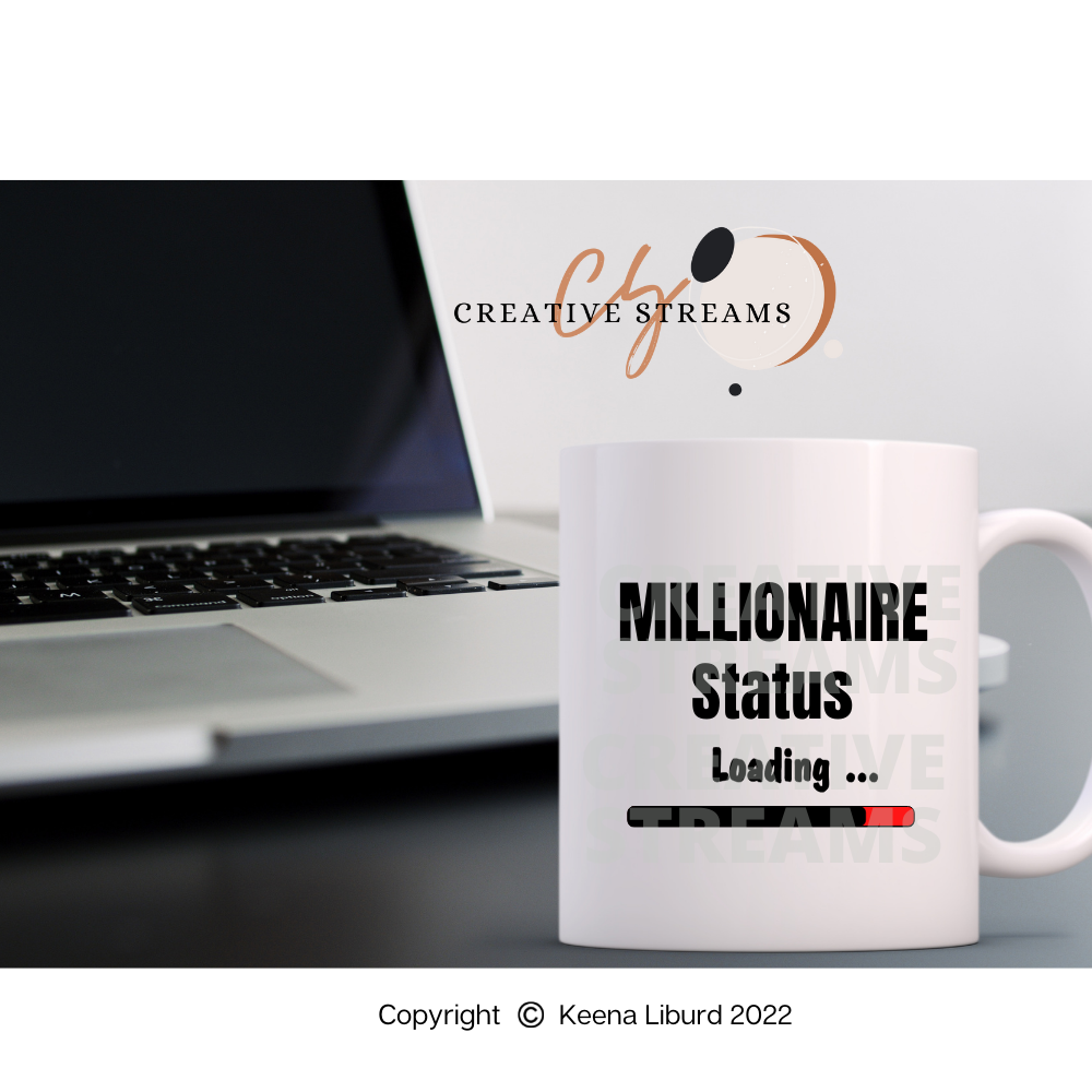 “Millionaire Status Loading ” 12oz Ceramic Mug